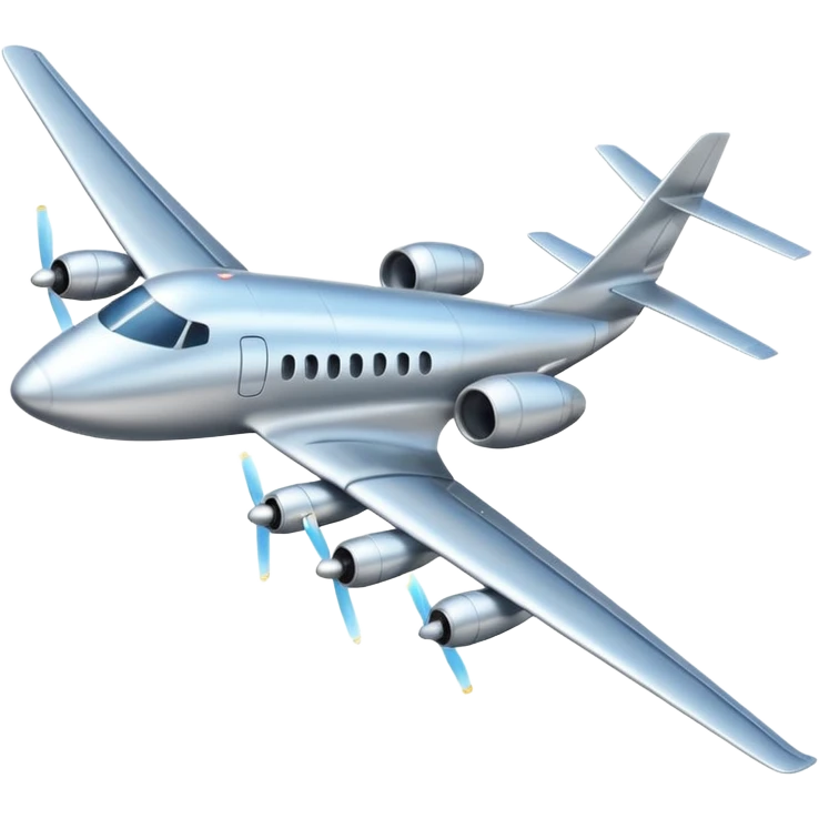 A plane which is flying in left direction emoji