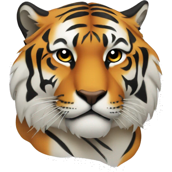 tiger silhouette emoji
