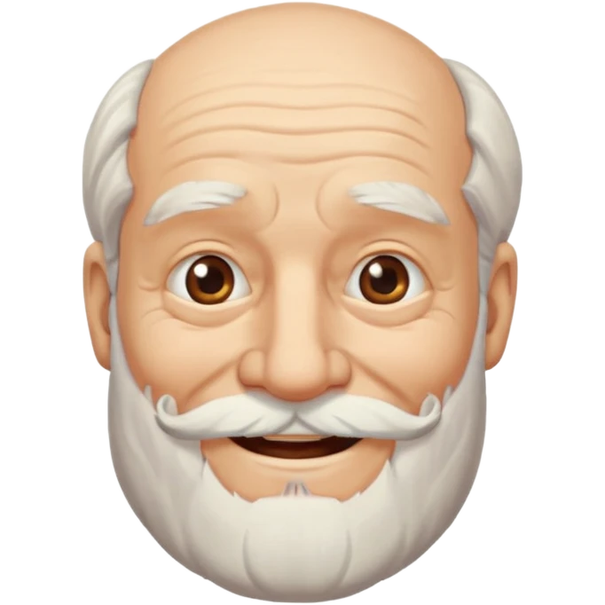 bibical old man white beard emoji