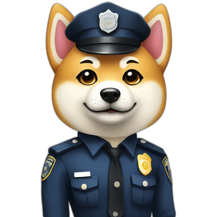 police-shiba-inu emoji