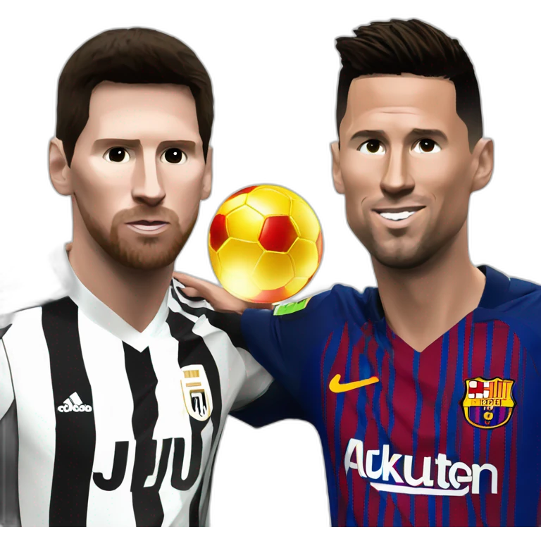Messi vs ronaldo emoji
