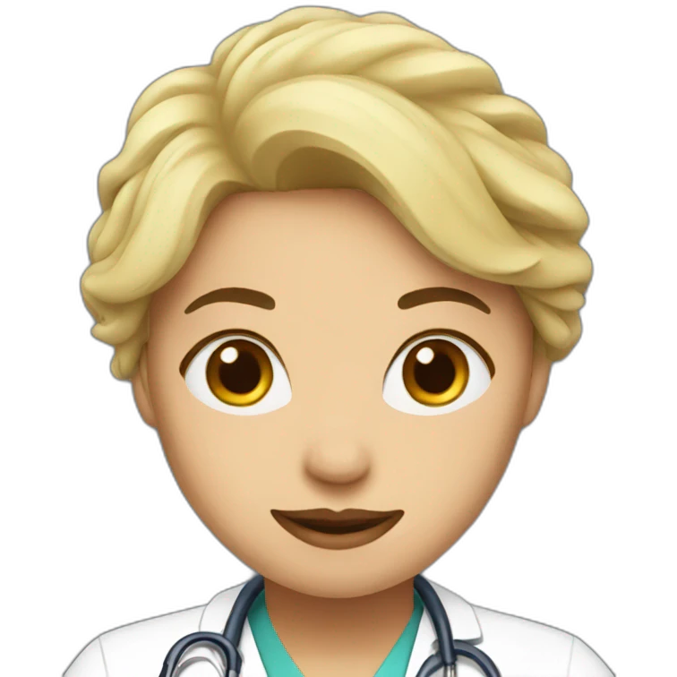 Woman doctor emoji