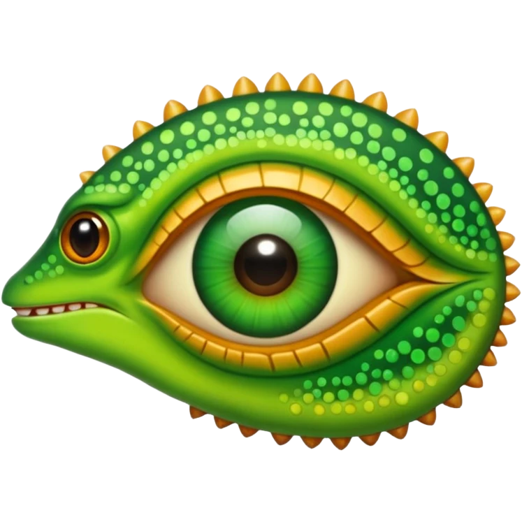 Œil du caméléon  emoji
