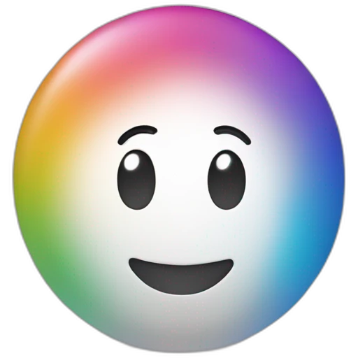 Círculo de color seleste con un check en el centro  emoji