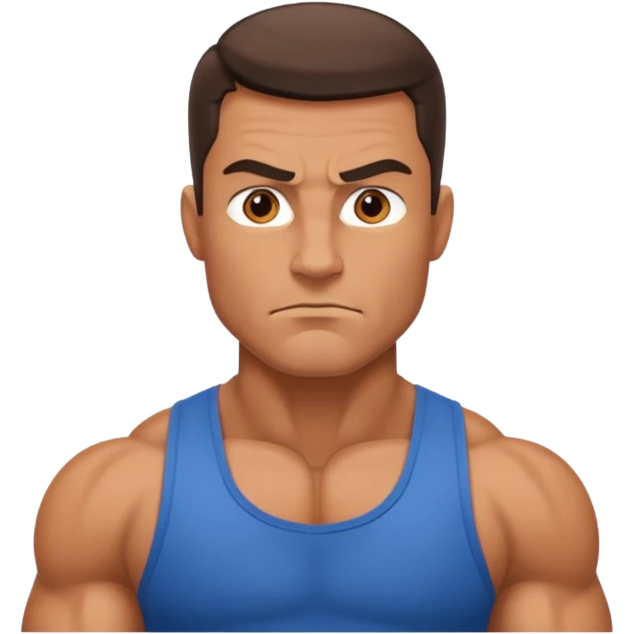 Strong man emoji