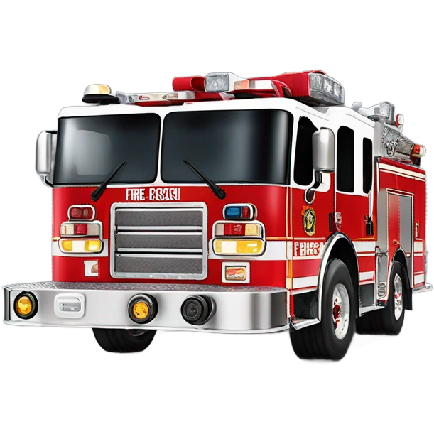 A south metro fire rescue fire engine emoji