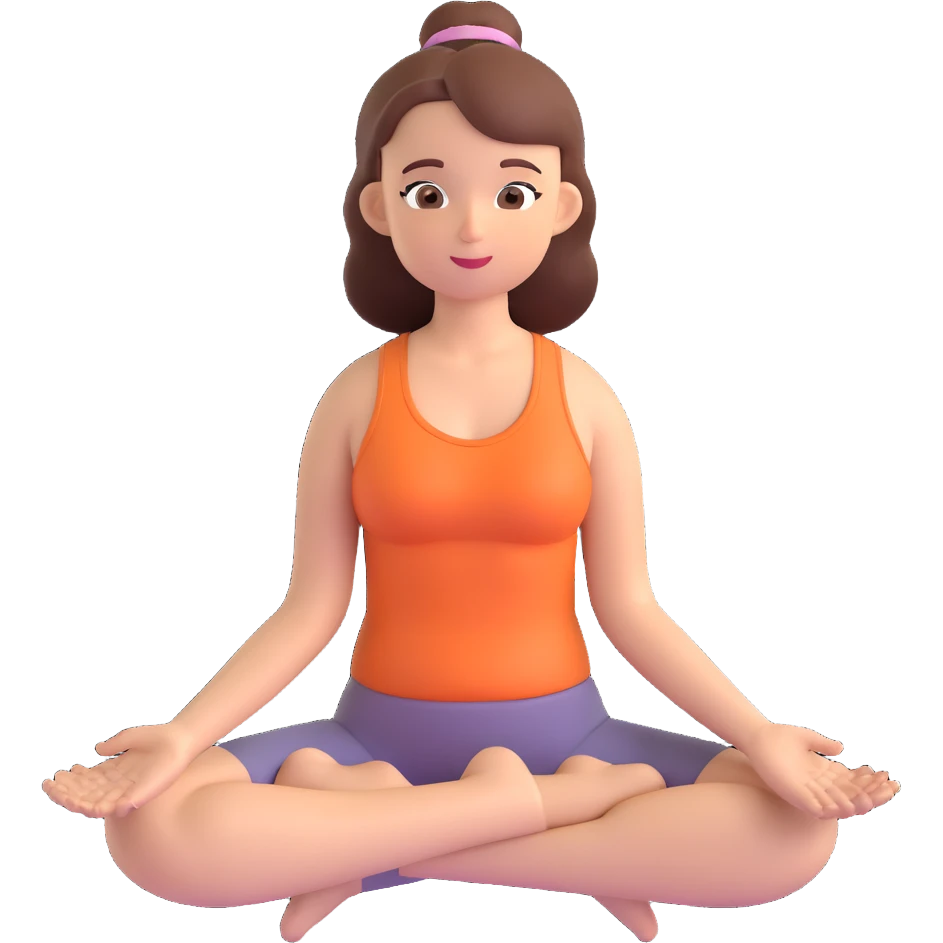 yoga girl emoji