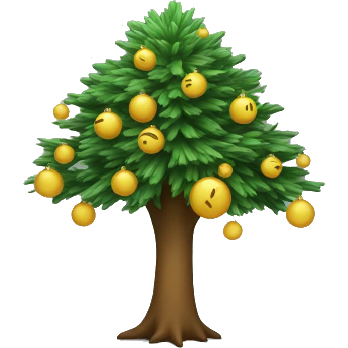 New Year tree emoji