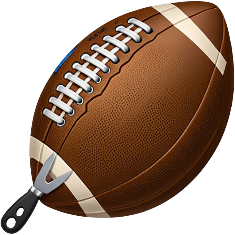 football cutting knife emoji