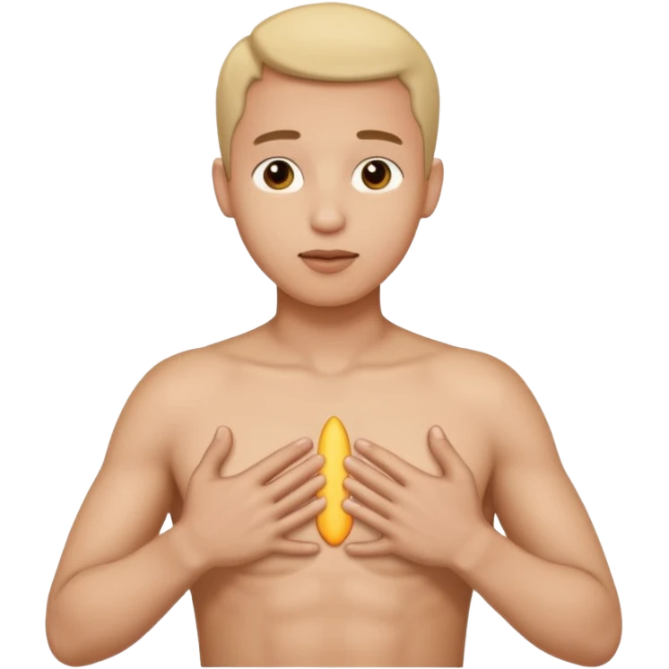 آلتی که بین سینه های برهنه یک زن هست  emoji