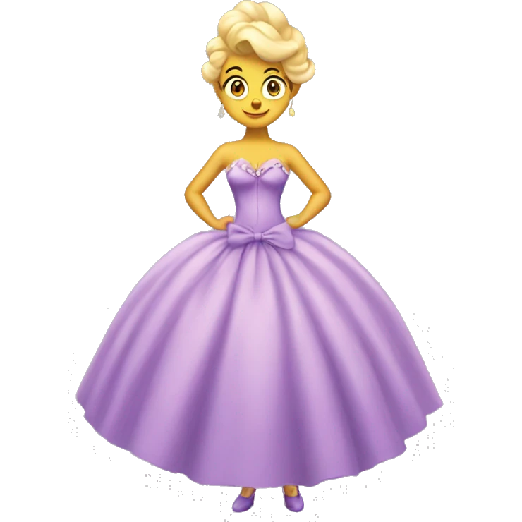 Galinda dress wicked movie only dress emoji
