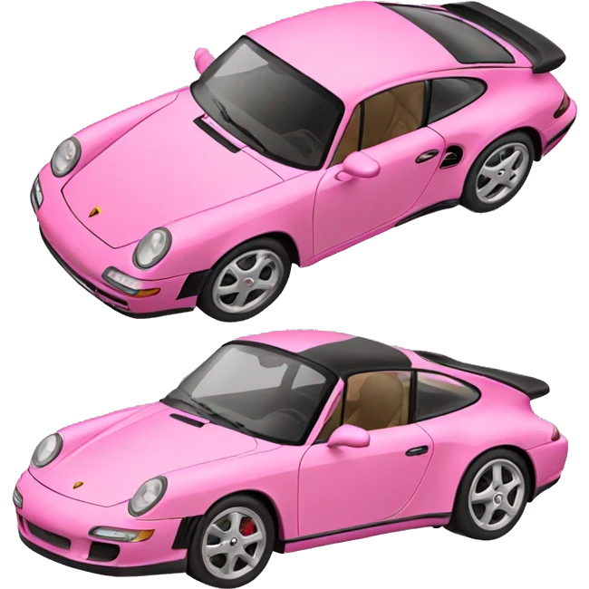 Pink Porsche emoji