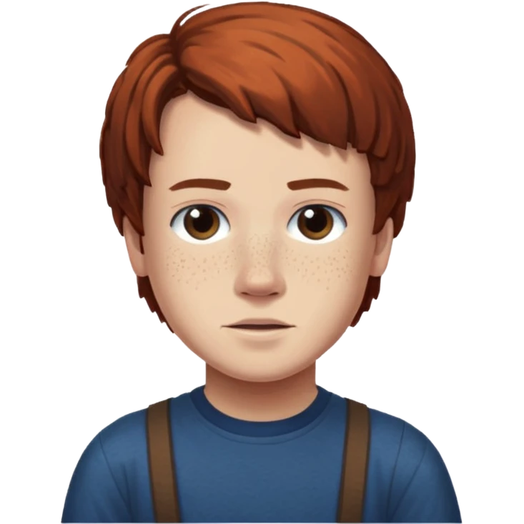 Will from Stranger Things saying can we play Minecraft now? emoji