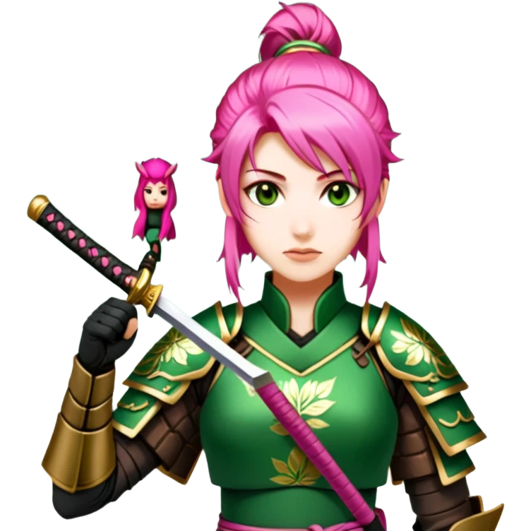 Emerald Samurai emoji