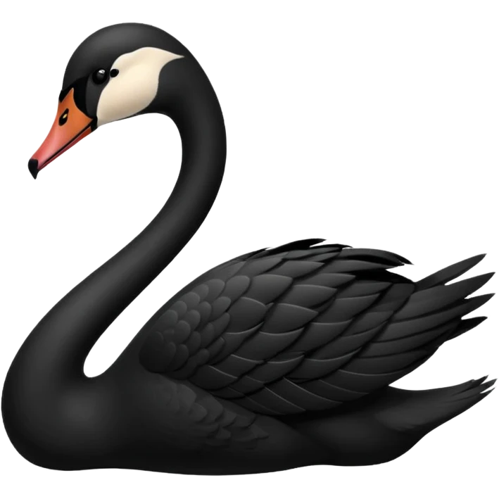 Black swan emoji