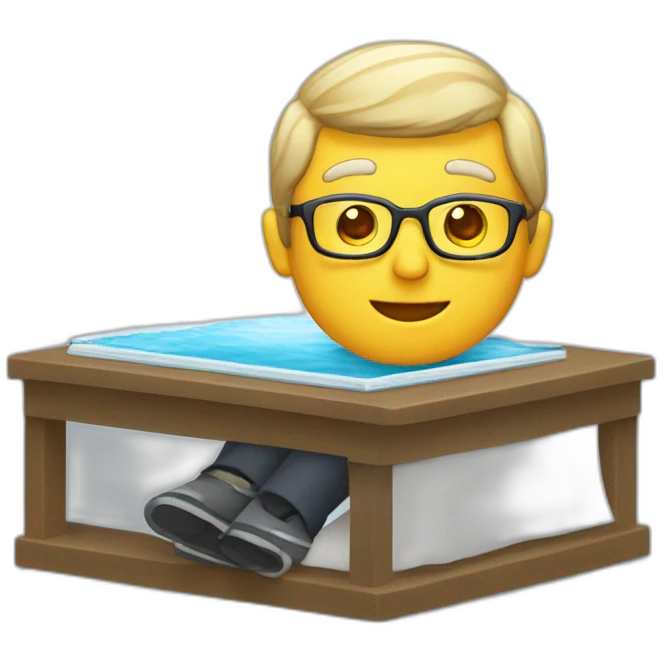 Professeur en vacances emoji