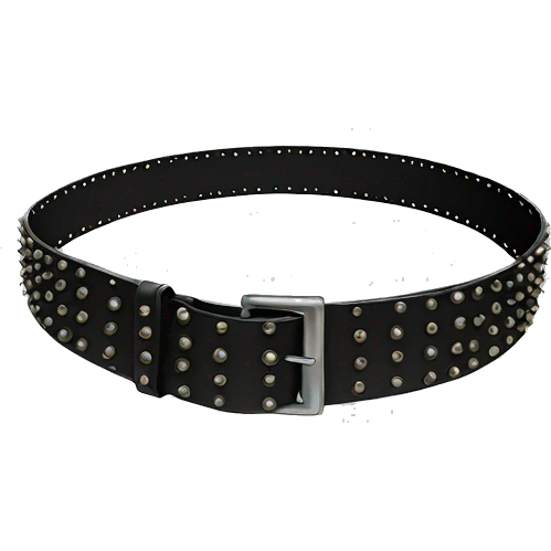 Black studded belt emoji
