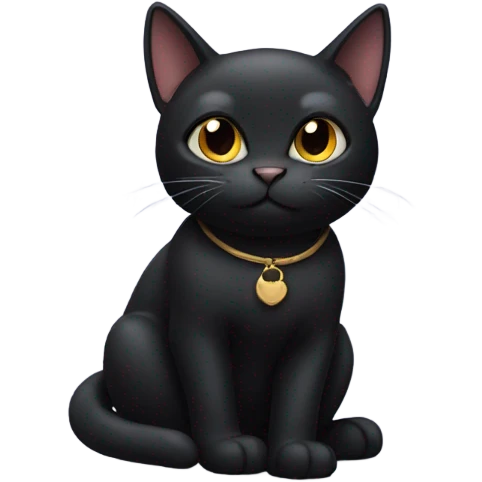Black cat emoji