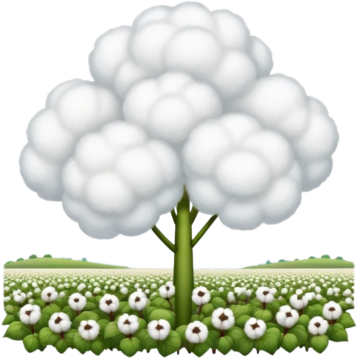 Cotton field emoji