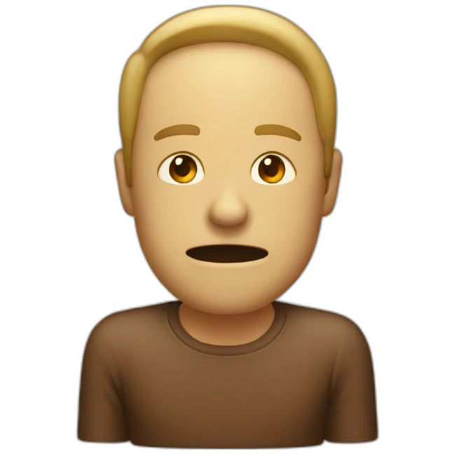 warning in brown emoji