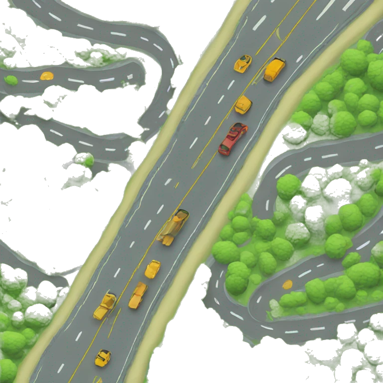 different roads emoji