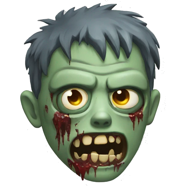 zombie head emoji