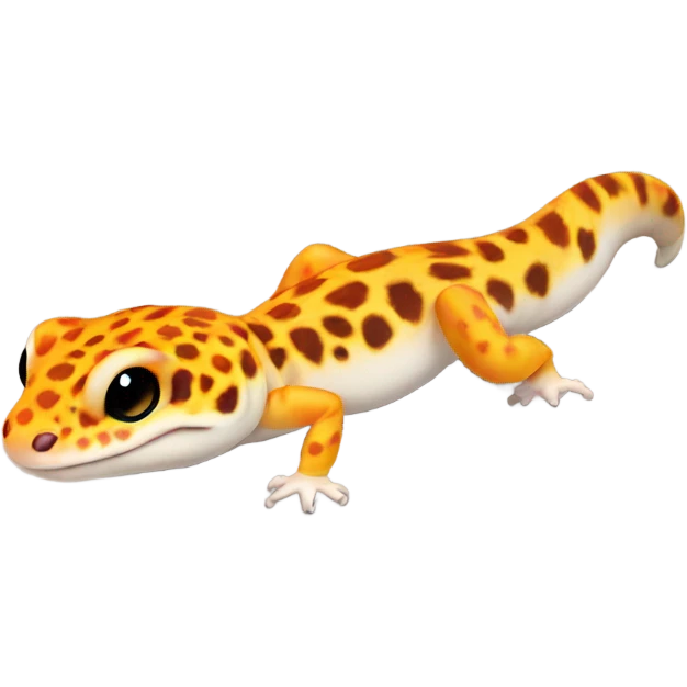 leopard gecko orange  emoji