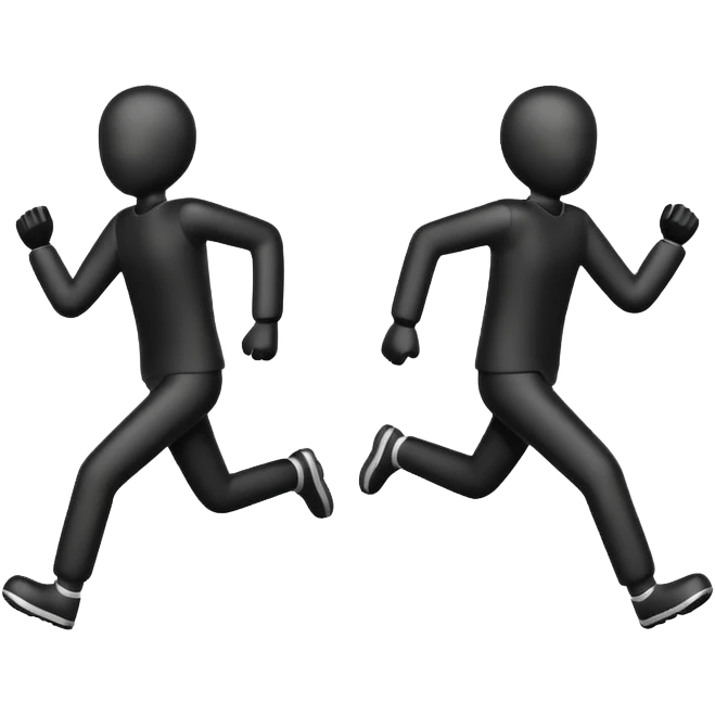 stick figures ruing emoji