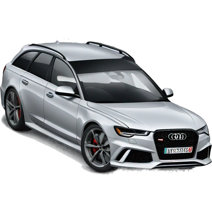 Audi rs 6  emoji