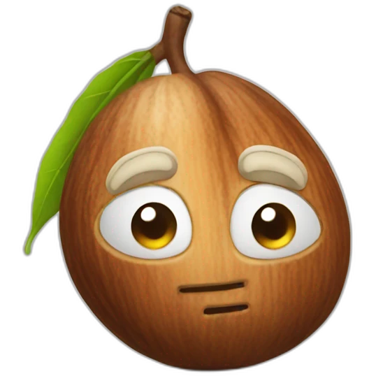 hazelnut emoji