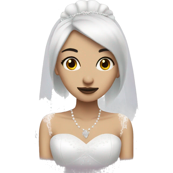 Emo bride emoji