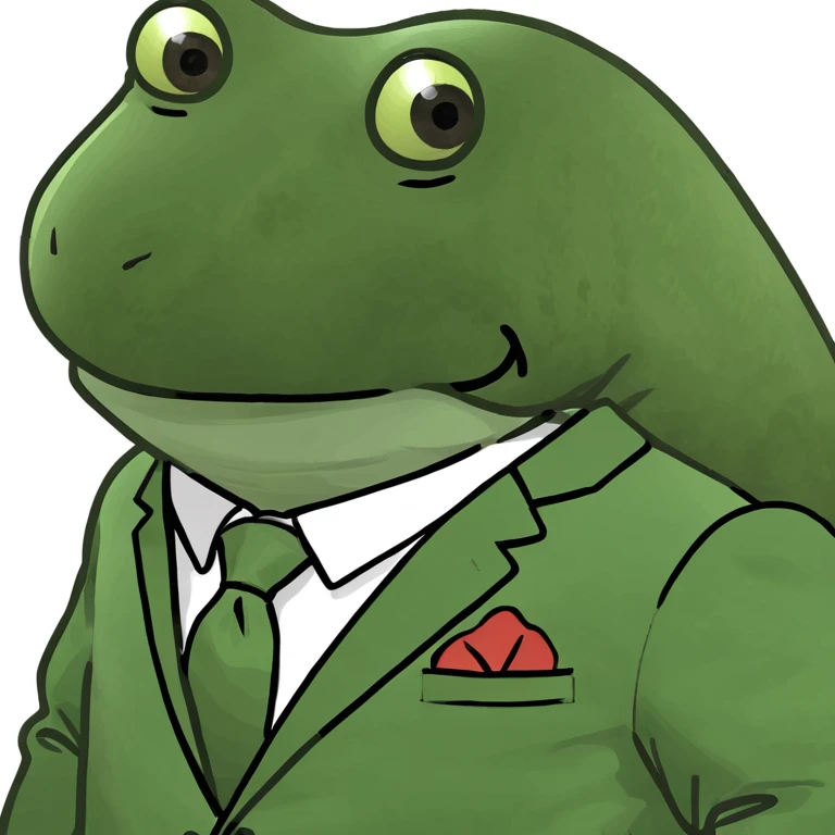 bufo in a japanese suit emoji