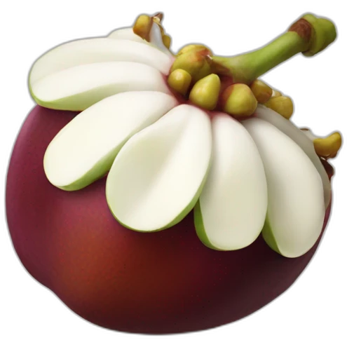 mangosteen fruit emoji