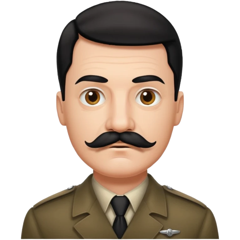 A MAN WITH MUSTACHE HEIL HITLER emoji