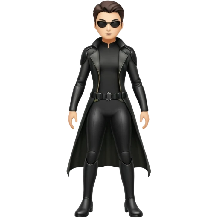 Matrix trinity leather full body emoji