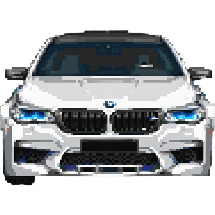 BMW M5 performance sedan emoji