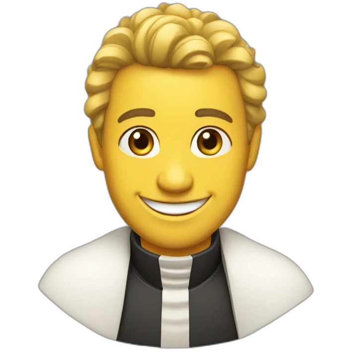 Smiling chess bishop emoji