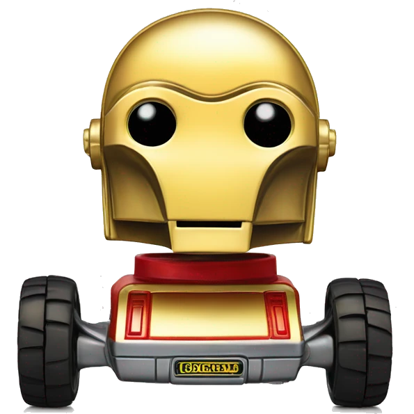 Hot wheels A-Team C-3po caravan  emoji