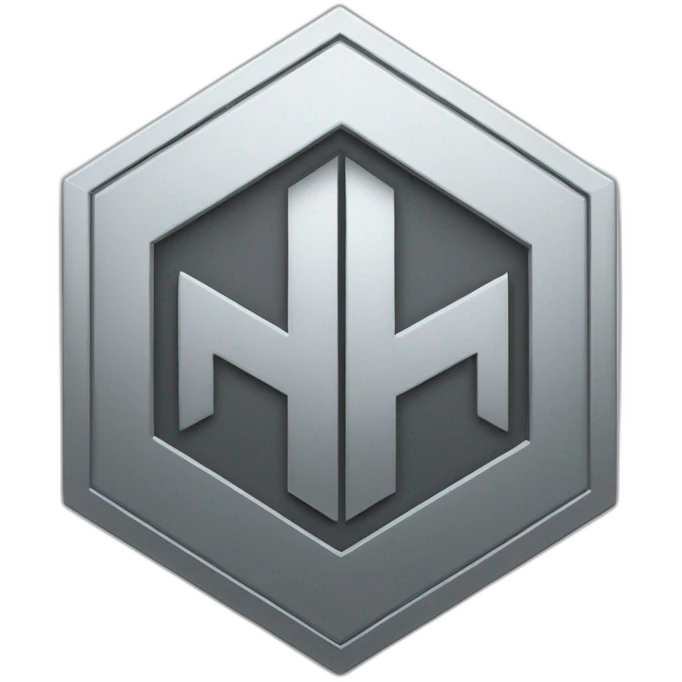 platinum hexagon insignia emoji