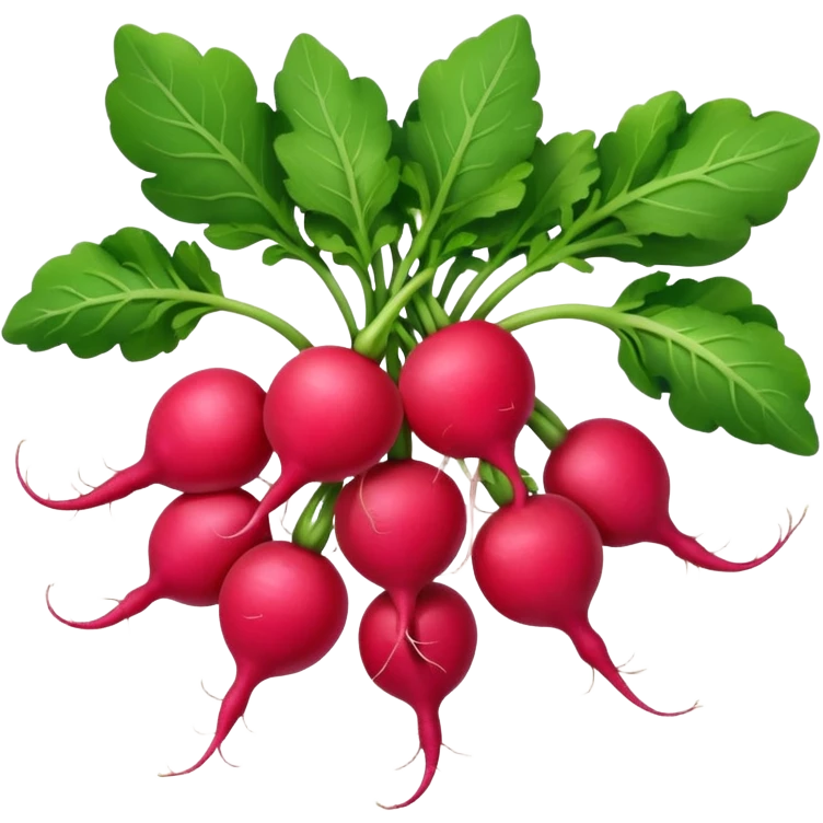 bunch of radishes emoji