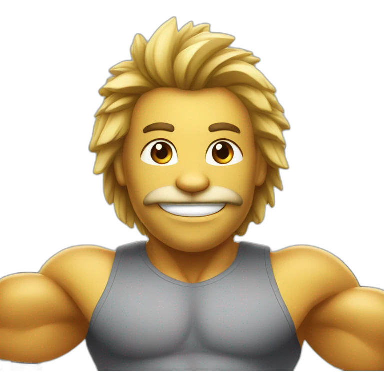 Löwe im Fitnessstudio emoji