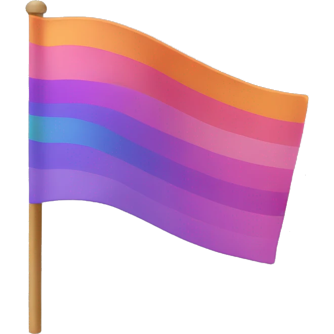 LGBTQ lesbian flag emoji