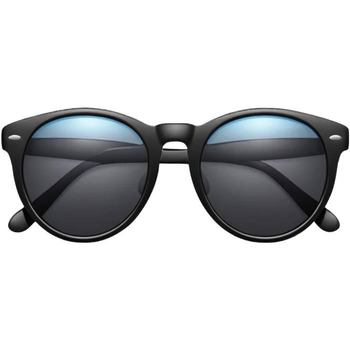 a pair of sunglasses with classic black frames emoji