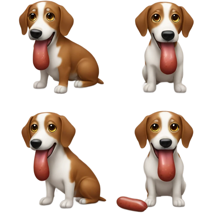 Perro salchicha emoji