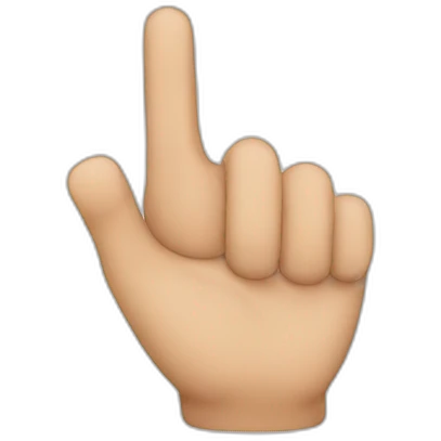 index finger emoji