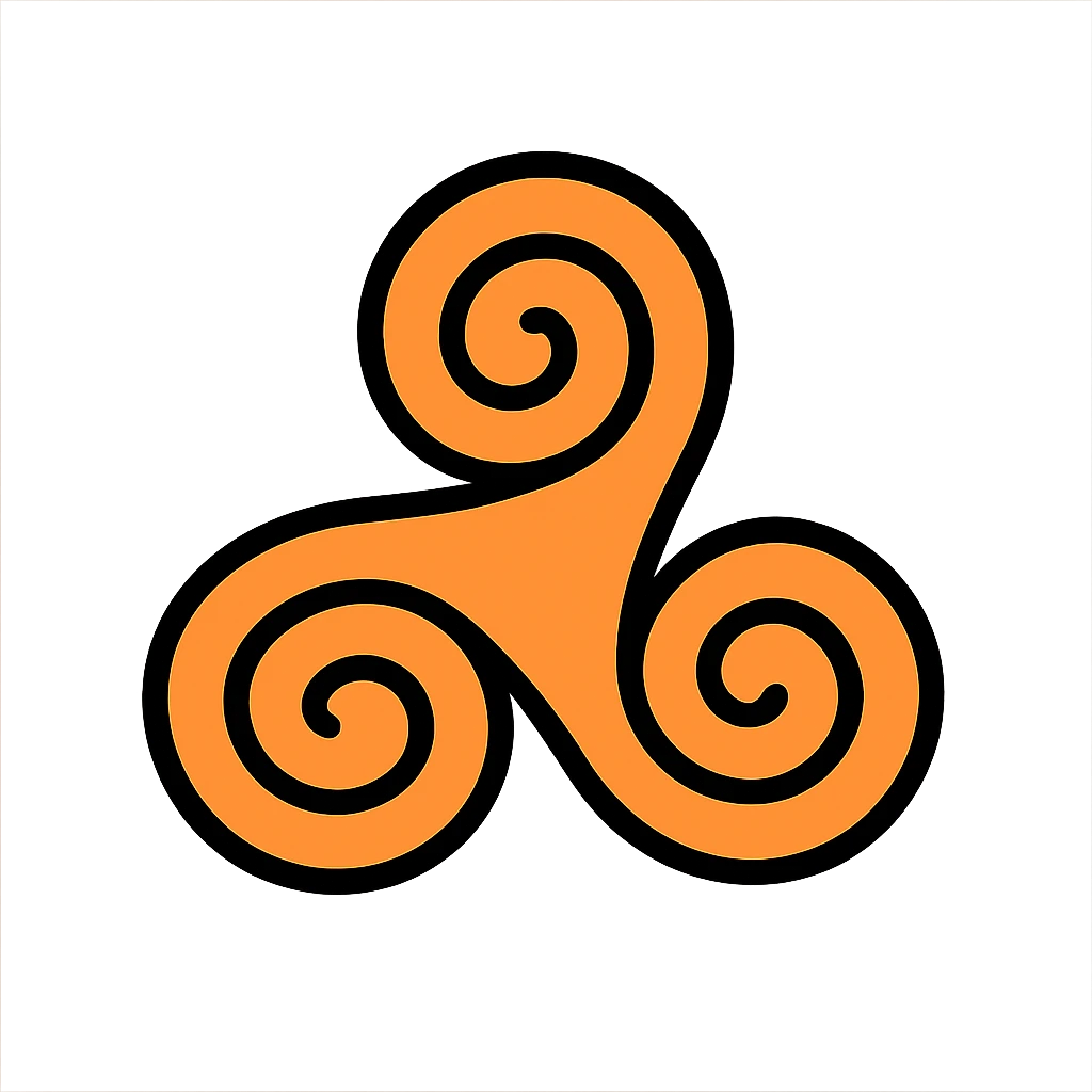 Celtic Triskele Spiral emoji