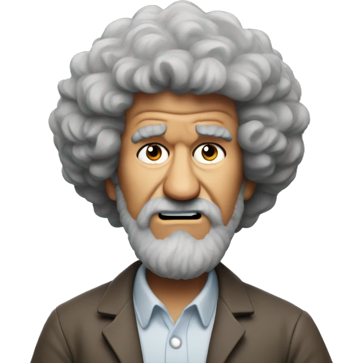 angry bob ross emoji