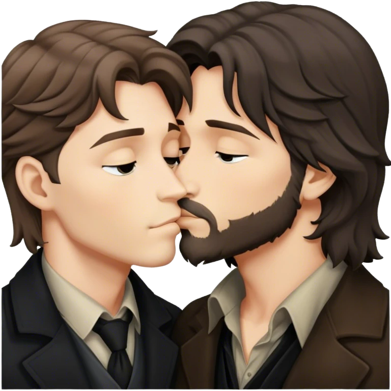 Remus lupin kissing Sirius black emoji