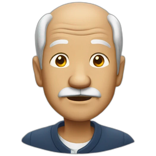 bold-old-man emoji