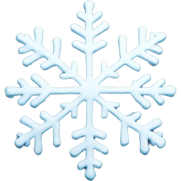 snow flakes emoji
